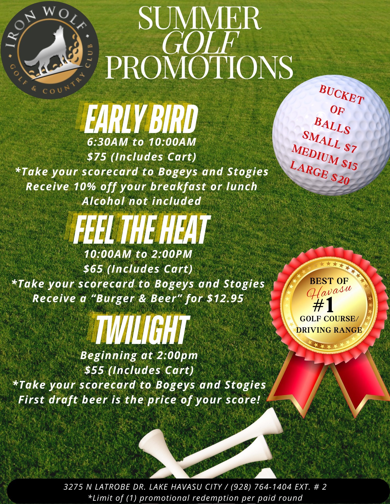 Summer Golf Promotions