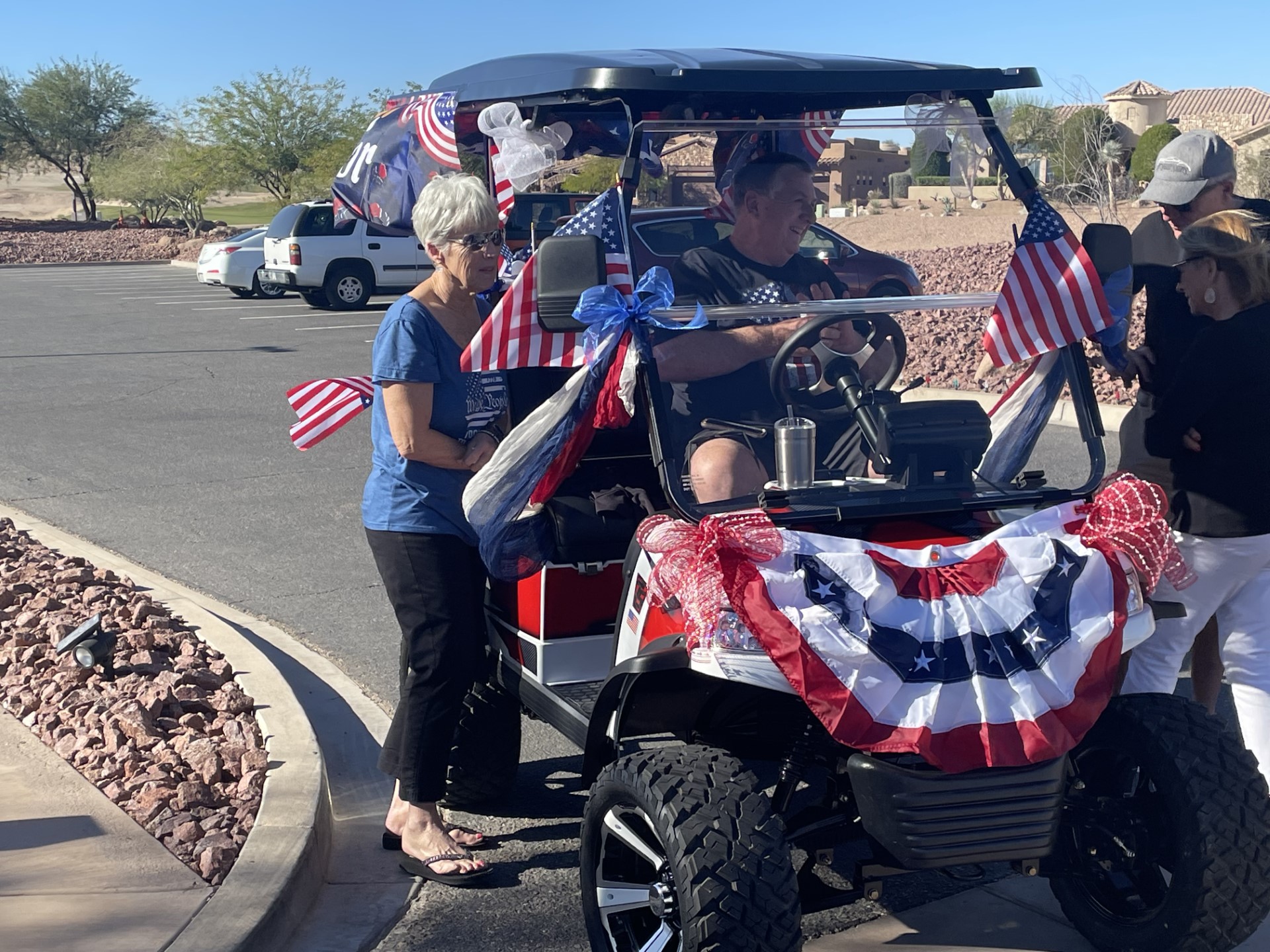 veterans day golf cart